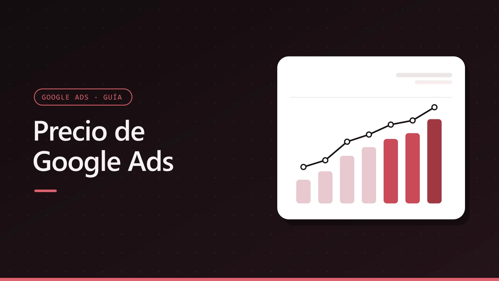 Portada de Precio de Google Ads con el logotipo de Google